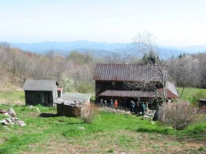 Ray passed away on April 20, 2003. Family and friends from around the country gathered at the homeplace to honor him and find comfort. (Photo by: Connie Regan-Blake)