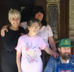 Connie Regan-Blake, Rosa Hicks, and daughter Juanita with Ted. (Photo by: Vixi Jil Glenn)